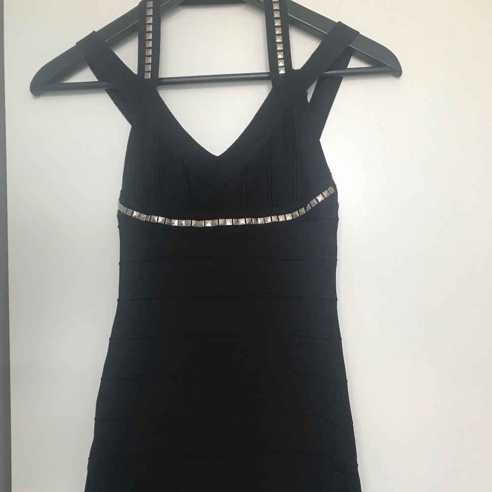 Black mini dress from Bebe
